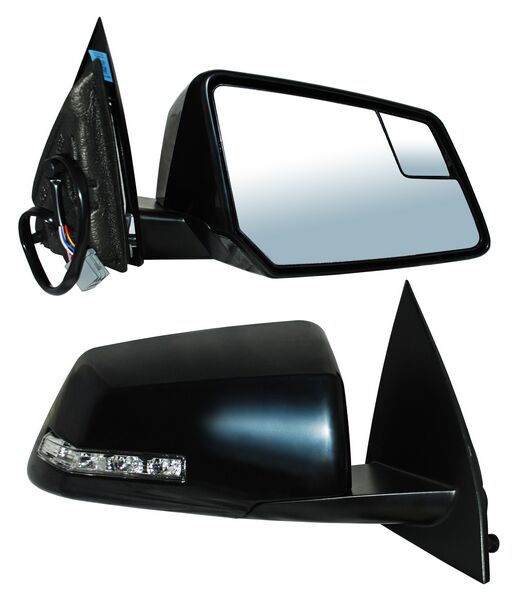 Espejo para Chevrolet Traverse 2009, 2010, 2011, 2012, 2013, 2014, 2015, 2016, 2017/ para GMC Acadia 2007, 2008, 2009, 2010, 2011, 2012, 2013, 2014, 2015, 2016 Electrico con Direccional, con Punto Ciego, de 7 Pines - Derecho