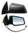 Espejo para Chevrolet Traverse 2009, 2010, 2011, 2012, 2013, 2014, 2015, 2016, 2017/ para GMC Acadia 2007, 2008, 2009, 2010, 2011, 2012 - Electrico 3 Pines - Derecho