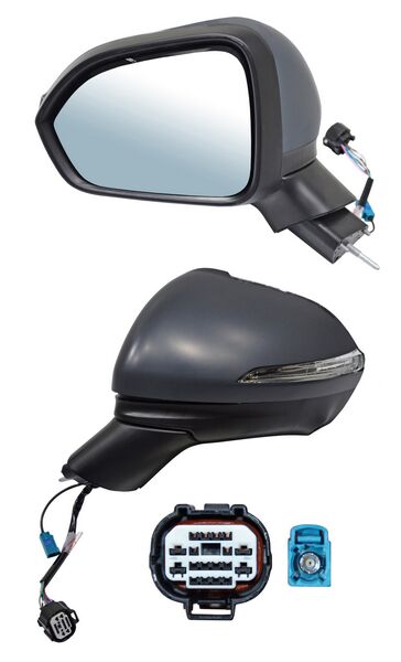 Espejo para Dodge Journey 2024, 2025, 2026 - Electrico con Direccional, Para Camara 8 Pines - Izquierdo