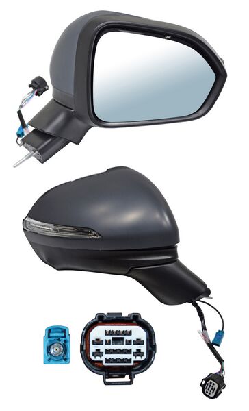Espejo para Dodge Journey 2024, 2025, 2026 - Electrico con Direccional, Para Camara 8 Pines - Derecho