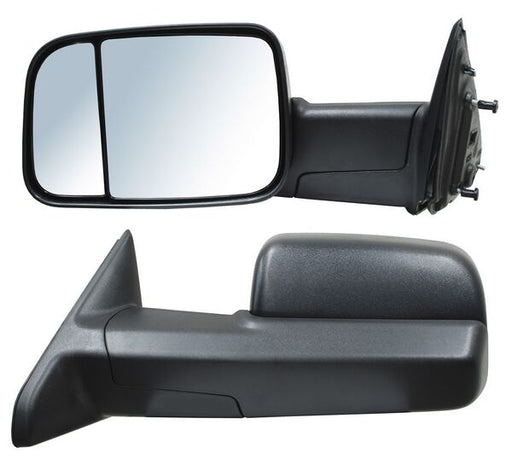 Espejo para Dodge Ram 2009, 2010, 2011, 2012, 2013, 2014, 2015, 2016 1500, 2500/ 3500/ Sin Control Texturizado, Telescopico Izquierdo