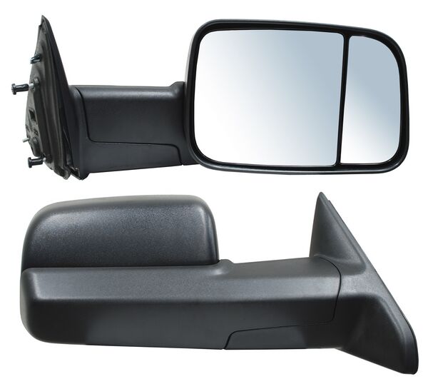 Espejo para Dodge Ram 2009, 2010, 2011, 2012, 2013, 2014, 2015, 2016 1500, 2500/ 3500/ Sin Control Texturizado, Telescopico Derecho