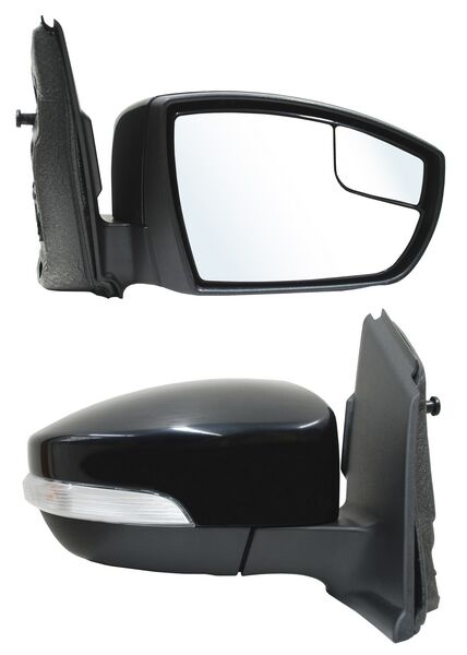 Espejo para Ford Escape 2013, 2014, 2015, 2016 - Electrico con Desempañador, con Direccional, con Memoria, para Pintar, con Luz inferior, con Punto Ciego, de 12 Pines . Derecho