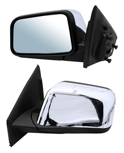 Espejo para Ford Edge 2007, 2008, 2009, 2010, 2011 - Electrico con Desempañador, con Memoria, con Luz inferior, Cromado Premium/ Sel/ Se/ Limited/ Base, Sport Izquierdo