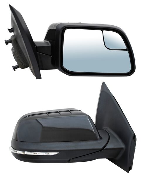 Espejo para Ford Edge/ Mkx 2011, 2012, 2013, 2014 - Electrico con Desempañador, con Direccional, con Memoria, con Luz inferior, para Pintar, con Punto Ciego Sel/ Se/ Limited/ Sport Derecho
