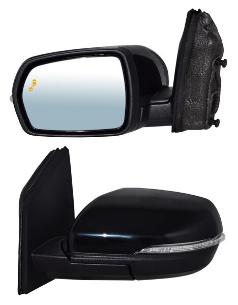 Espejo para Ford Edge 2015, 2016, 2017, 2018, 2019, 2020, 2021, 2022, 2023, 2024 19 Electrico con Desempañador, con Direccional, con Luz inferior, con Punto Ciego para Pintar, Se/ Sel Plus/ Titanium 2011 Pines - Izquierdo