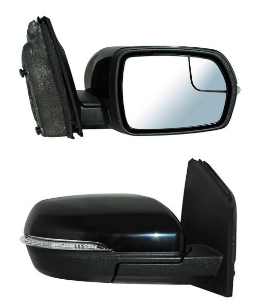 Espejo para Ford Edge 2015, 2016, 2017, 2018, 2019, 2020, 2021, 2022, 2023, 2024 - Electrico para Pintar, con luz inferior, con Direccional, con Desempañador, con Punto Ciego, con Memoria, de 11 Pines - Derecho