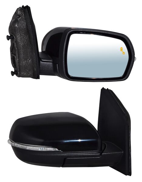 Espejo para Ford Edge 2015, 2016, 2017, 2018, 2019, 2020, 2021, 2022, 2023, 2024 - Electrico con Desempañador, con Direccional, con Luz inferior, con Punto Ciego para Pintar, Se/ Sel Plus/ Titanium 2011 Pines - Derecho