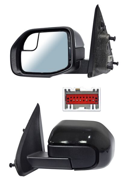 Espejo para Ford Maverick 2022, 2023 Elecct para Pintar, con Punto Ciego, con Desempañador, de 5 Pines - Izquierdo