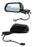 Espejo para Ford Mustang Coupe & Convertible 2015, 2016, 2017, 2018, 2019, 2020, 2021, 2022, 2023 Electrico con Desempañador, con Direccional, con Punto Ciego para Pintar, con Luz inferior, de 7 Pines Izquierdo