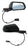 Espejo para Ford Mustang Coupe & Convertible 2015, 2016, 2017, 2018, 2019, 2020, 2021, 2022, 2023 Electrico con Punto Ciego para Pintar, 3 Pines Mt Derecho