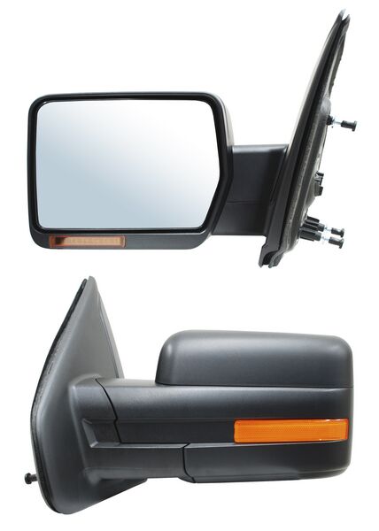 Espejo para Camioneta Ford 2009, 2010, 2011, 2012, 2013, 2014 - Electrico, Texturizado, con Desempañador, con Direccional, de 7 Pines - Izquierdo