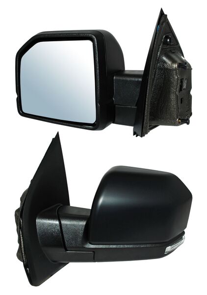 Espejo para Camioneta Ford & F150 2015, 2016, 2017, 2018, 2019, 2020 - Electrico con Desempañador, con Direccional, con Memoria, con luz inferior, Led Autoabatible para Pintar, con Sensor, de 16 Pines - Izquierdo