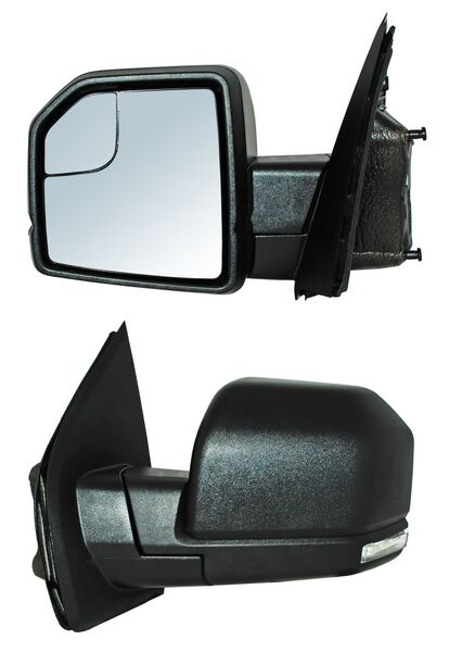 Espejo para Camioneta Ford & F150 2015, 2016, 2017, 2018, 2019, 2020 - Electrico con Desempañador, con Direccional, con Punto Ciego Texturizado, 6 Pines - Izquierdo