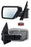 Espejo para Camioneta para Ford 2021, 2022, 2023, 2024 F150 Electrico, Cromado, con Direccional, con Desempañador, con luz inferior, con Sensor Punto Ciego, con Memoria Autoabatible 16 Pines - Izquierdo