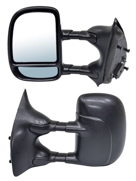 Espejo para Camioneta Ford/ F-350 1999, 2000, 2001, 2002, 2003, 2004, 2005, 2006, 2007 Manual Negro Lariat/ Harley/ King Ranch Negro Telescopico Izquierdo