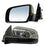Espejo para Ford Ranger 2013, 2014, 2015, 2016, 2017, 2018, 2019, 2020, 2021, 2022 Electrico con Direccional, Cromado 7 Pines - Izquierdo