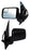 Espejo para Ford Transit 2007, 2008, 2009, 2010, 2011, 2012, 2013 - Electrico con Punto Ciego Texturizado, Izquierdo