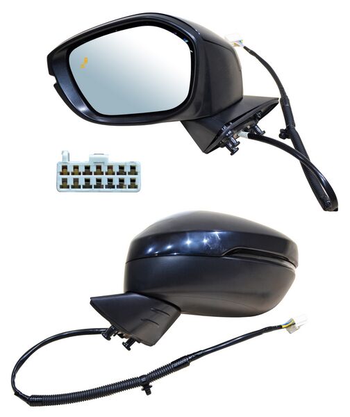 Espejo para Honda Civic 2022, 2023, 2024 - Electrico, Para Pintar, con Sensor Punto Ciego, con Desempañador, con Direccional, 8 Pines - Izquierdo