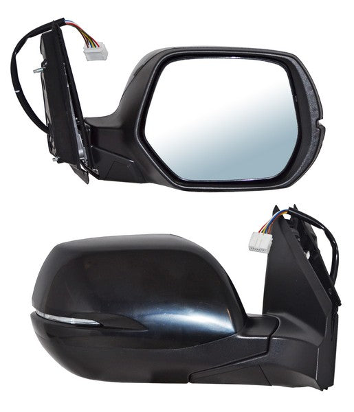 Espejo para Honda CR-V, CRV 2015, 2016 - Electrico, Para Pintar, con Direccional, con Desempañador, de 7 Pines - Derecho