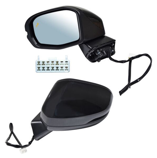 Espejo para Honda CR-V, CRV 2023, 2024, 2025 - Electrico, Para Pintar, con Direccional, con Desempañador, con Sensor Punto Ciego, de 8 Pines Izquierdo