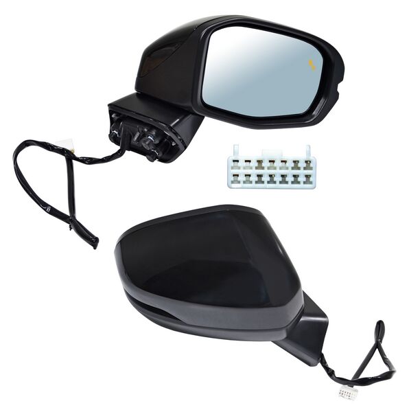 Espejo para Honda CR-V, CRV 2023, 2024, 2025 - Electrico, Para Pintar, con Direccional, con Desempañador, con Sensor Punto Ciego, de 8 Pines Derecho