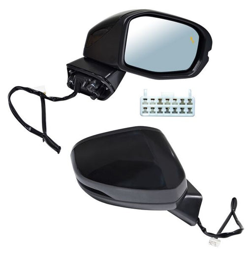 Espejo para Honda CR-V, CRV 2023, 2024, 2025 - Electrico, Para Pintar, con Direccional, con Desempañador, con Sensor Punto Ciego, de 8 Pines Derecho