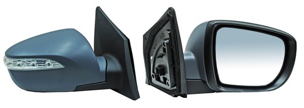 Espejo para Hyundai Ix35 2014, 2015 - Electrico con Desempañador, con Direccional, para Pintar, de 5 Pines - Derecho