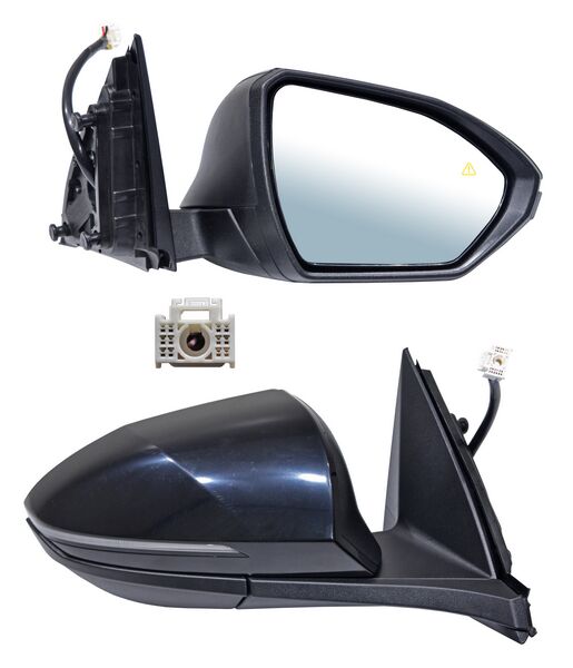 Espejo para Hyundai Tucson 2022, 2023, 2024, 2025 - Electrico, Para Pintar, con Direccional, con Sensor Punto Ciego, con Desempañador, 8 Pines - Derecho