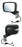 Espejo para Jeep Renegade 2015, 2016, 2017, 2018, 2019, 2020, 2021, 2022, 2023 Electrico, Texturizado, con Direccional, con Desempañador, con Sensor Punto Ciego, de 7 Pines - Izquierdo
