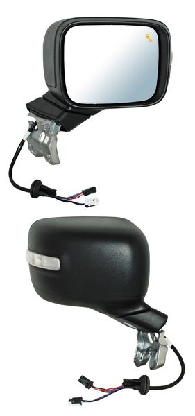 Espejo para Jeep Renegade 2015, 2016, 2017, 2018, 2019, 2020, 2021, 2022, 2023 Electrico, Texturizado, con Direccional, con Desempañador, con Sensor Punto Ciego, de 7 Pines - Derecho