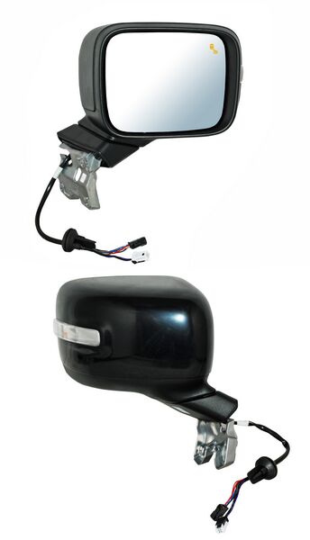 Espejo para Jeep Renegade 2015, 2016, 2017, 2018, 2019, 2020, 2021, 2022, 2023 Electrico, Para Pintar, con Direccional, con Desempañador, con Sensor Punto Ciego, de 7 Pines - Derecho