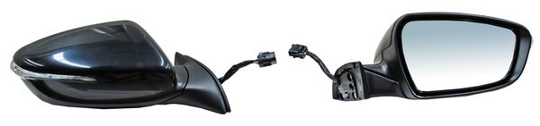 Espejo para Kia Forte 2016, 2017, 2018 & 2014, 2015, 2016 - Electrico con Desempañador, con Direccional, con Luz inferior, Autoabatible para Pintar, 10 Pines - Derecho