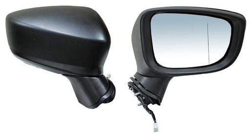 Espejo para Mazda 3, Mazda3 2014, 2015, 2016, 2017, 2018 - Electrico con Direccional, para Pintar, con Desempañador, 6 Pines - Derecho