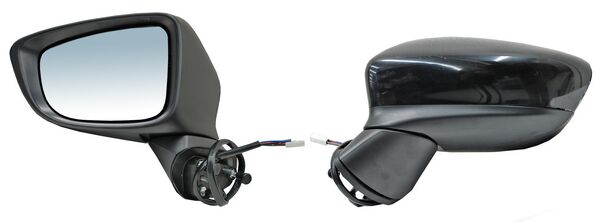 Espejo para Mazda 6 2014, 2015, 2016, 2017, 2018 - Electrico con Desempañador, para Pintar, con Direccional, 6 Pines - Izquierdo
