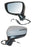 Espejo para Mazda CX-3, CX3 2016, 2017, 2018, 2019, 2020, 2021, 2022, 2023, 2024, 2025 Electrico, Para Pintar, con Desempañador, con Direccional, Autoabatible 8 Pines - Izquierdo