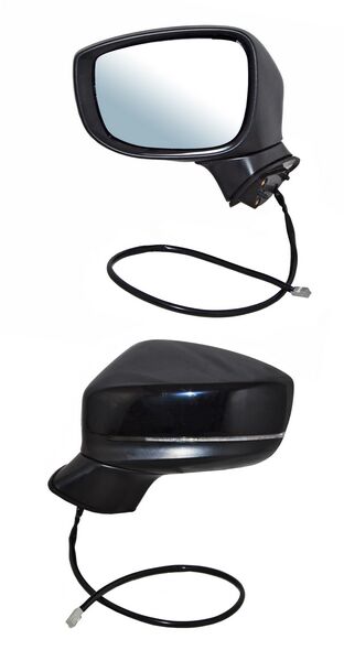 Espejo para Mazda CX-5, CX5 2018, 2019, 2020, 2021, 2022, 2023, 2024, 2025 - Electrico P-Pint con Direccional, con Sensor Punto Ciego, con Desempañador, de 7 Pines - Izquierdo