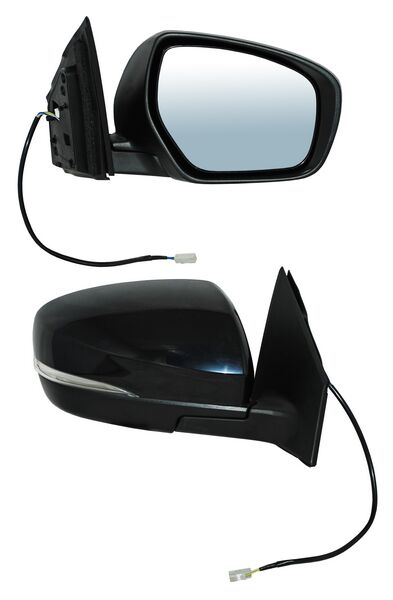 Espejo para Mazda CX-9, CX9 2013, 2014, 2015 - Electrico, Para Pintar, con Sensor Punto Ciego, con Desempañador, con Memoria, con Direccional, de 11 Pines, Derecho