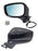 Espejo para Mazda CX-9, CX9 2016, 2017, 2018, 2019, 2020, 2021, 2022, 2023 Electrico, Para Pintar, con Desempañador, con Direccional, 6 Pines - Izquierdo