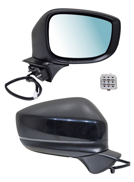 Espejo para Mazda CX-9, CX9 2016, 2017, 2018, 2019, 2020, 2021, 2022, 2023 Electrico, Para Pintar, con Desempañador, con Direccional, 6 Pines - Derecho