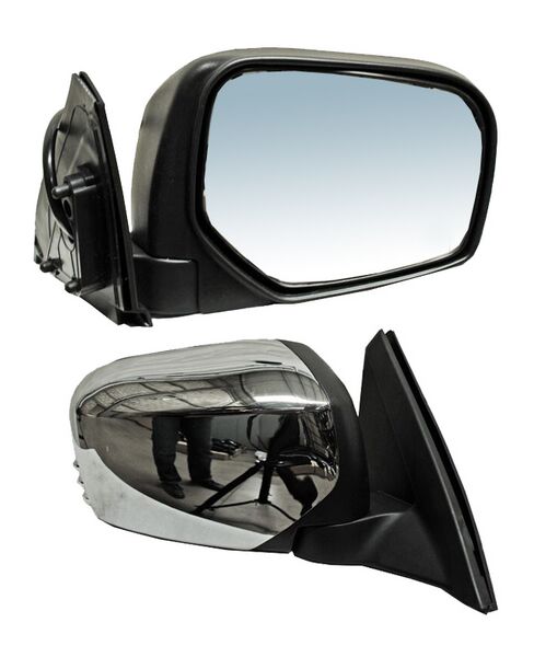Espejo para Mitsubishi L200 2008, 2009, 2010, 2011, 2012, 2013, 2014, 2015 - Electrico Cromado Derecho