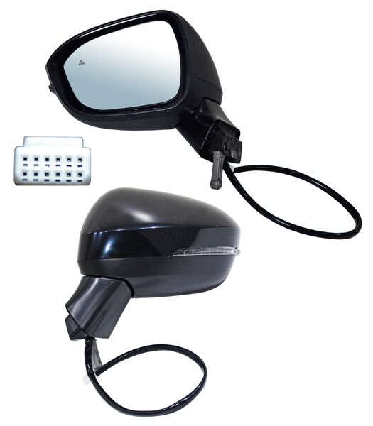 Espejo para Nissan Xtrail, X-Trail 2023, 2024, 2025, 2026 & Rogue 2021, 2022, 2023 Electrico, Para Pintar, con Direccional, Con Desempañador 7 Pines Izquierdo