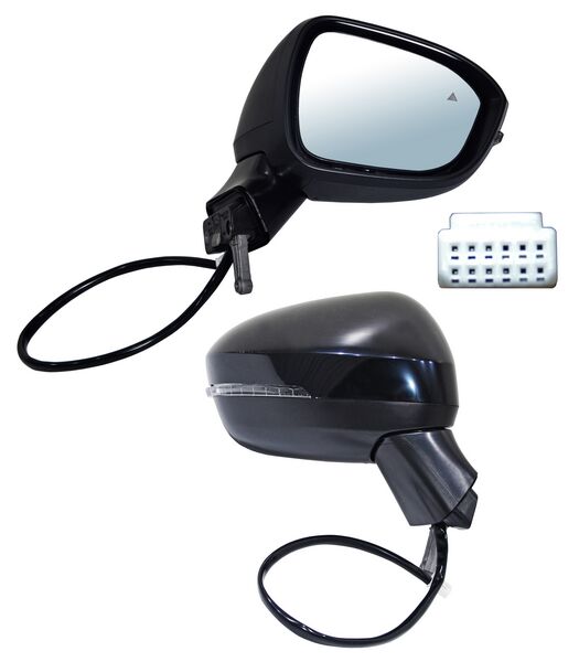 Espejo para Nissan Xtrail, X-Trail 2023, 2024, 2025, 2026 & Rogue 2021, 2022, 2023 Electrico, Para Pintar, con Direccional, Con Desempañador 7 Pines Derecho