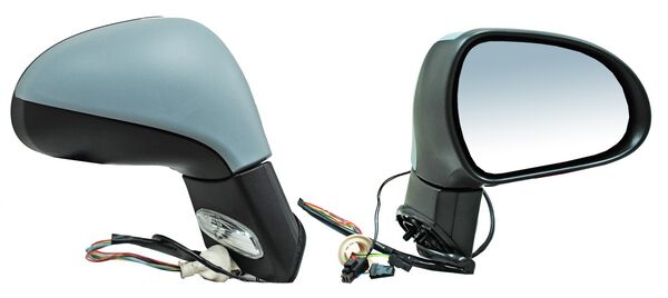 Espejo para Peugeot 308 2009, 2010, 2011, 2012, 2013 - Electrico, Para Pintar, Autoabatible, con Desempañador, Derecho Final4
