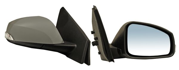 Espejo para Fluence 2011, 2012, 2013, 2014, 2015, 2016, 2017/ Megane Ii 2007, 2008, 2009, 2010 Electrico con Direccional, para Pintar, con Desempañador, Autoabatible 10 Pines Derecho