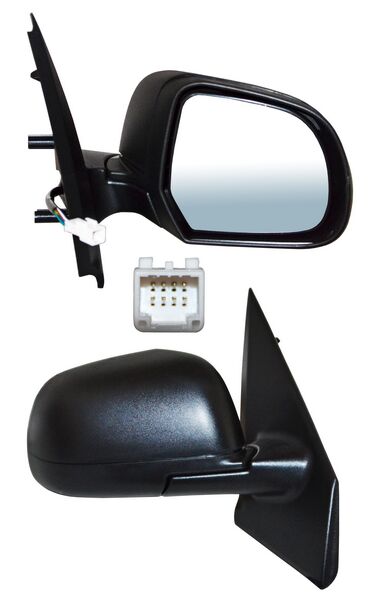Espejo para Kangoo 2019, 2020, 2021, 2022, 2023, 2024 Texturizado, Electrico con Desempañador, 8 Pines - Derecho