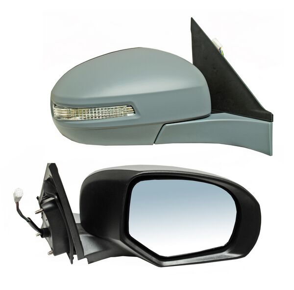 Espejo para Suzuki Swift 2012, 2013, 2014, 2015, 2016 Electrico Con Direc para Pintar, de 5 Pines - Derecho