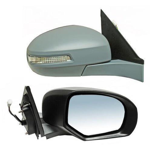 Espejo para Suzuki Swift 2012, 2013, 2014, 2015, 2016 Electrico Con Direc para Pintar, de 5 Pines - Derecho
