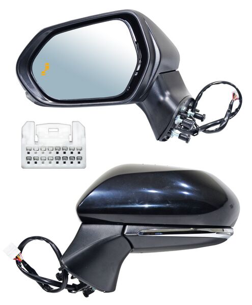 Espejo para Toyota Camry 2025, 2026 - Electrico, Para Pintar, con Direccional, con Memoria, con Sensor Punto Ciego, con Desempañador, 11 Pines - Izquierdo