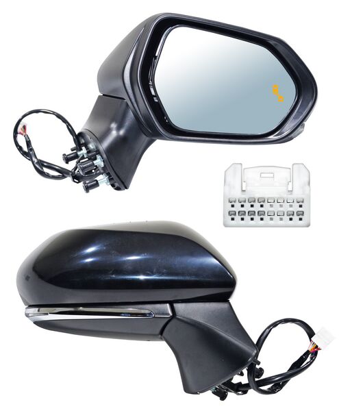 Espejo para Toyota Camry 2025, 2026 - Electrico, Para Pintar, con Direccional, con Memoria, con Sensor Punto Ciego, con Desempañador, 11 Pines - Derecho